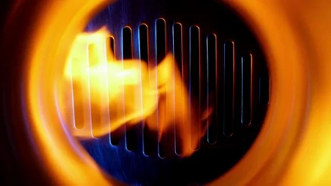 Ignition of the gas Stock Footage 82165762