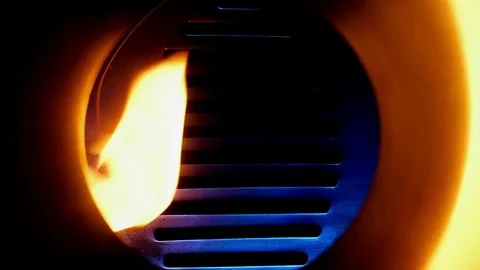 Ignition of the gas Stock Footage 82165874