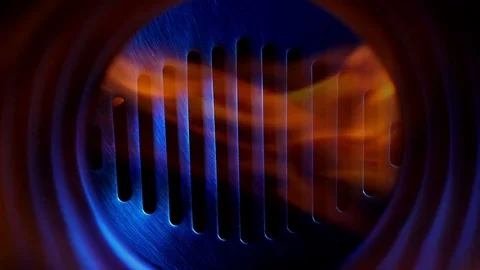 Ignition of the gas Stock Footage 82423412