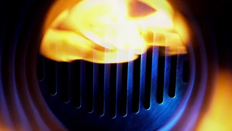Ignition of the gas Stock Footage 82423546