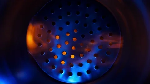 Ignition of the gas Stock Footage 118593797