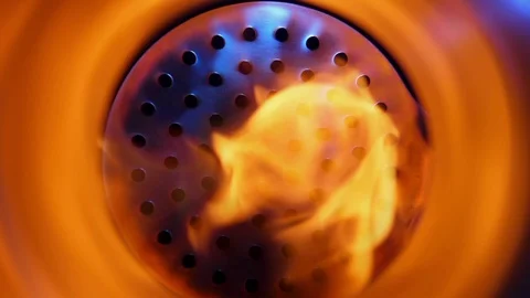 Ignition of the gas Stock Footage 118594340