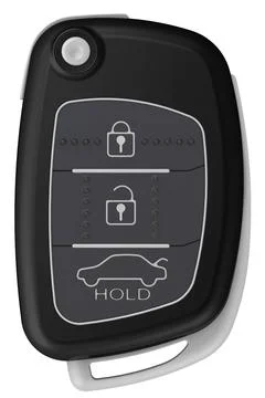 Ignition key of the car Ilustração Stock