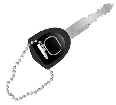 Ignition key Stock Illustration