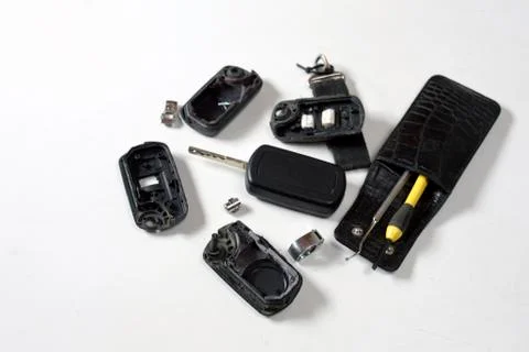 Ignition keys fixing 写真素材