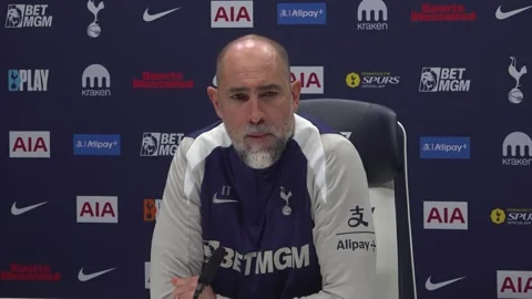 Igor Tudor backing Tottenham players to step up amid Premier League struggles Stock Footage 330124976