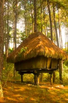 Igorot hut Foto stock