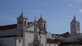 Igreja de Santa Maria church towers in Lagos city Portugal 4k or 4k+ Resolution