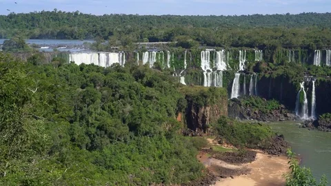 Iguacu Falls Cataracts Stock Footage 73228264