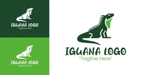 Iguana Logo Simple and Stylish Design for Businesses Stock Illustration
