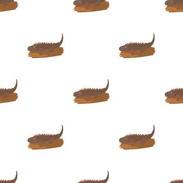 Iguana pattern seamless vector Stockillustratie