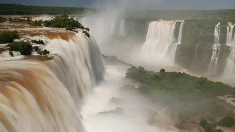 Iguassu falls timelapse Stock Footage 83536074