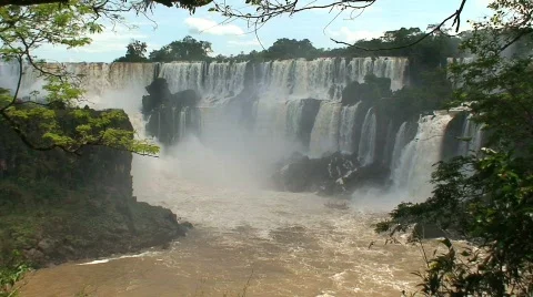 Iguazu Falls, Argentina Stock Footage