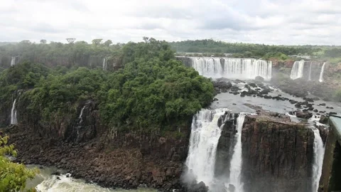 Iguazu falls up close Stock Footage 227573254