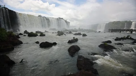 Iguazu falls up close Stock Footage 227573515