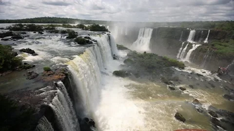 Iguazu falls up close Stock Footage 227573556
