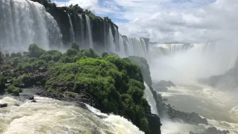 Iguazu falls up close Stock Footage 227576738