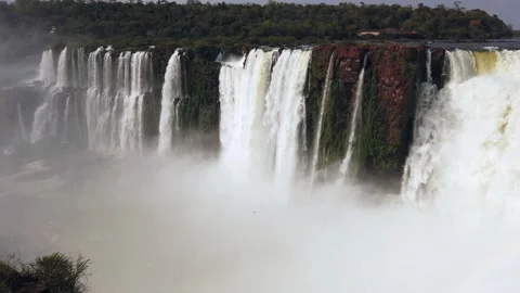 Iguazu Falls Devil's throat pan view Stock Footage 148423660