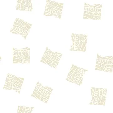 Iguazu falls glyph seamless pattern Stock Illustration