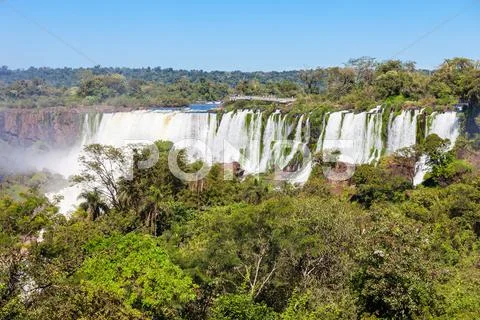 The Iguazu Falls Stock Photos