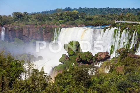 The Iguazu Falls Stock Photos