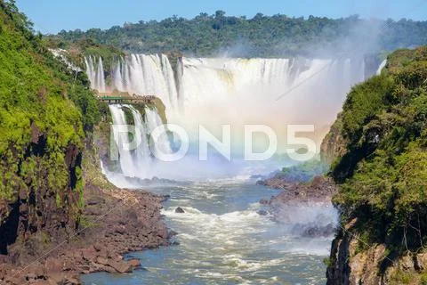 The Iguazu Falls Stock Photos