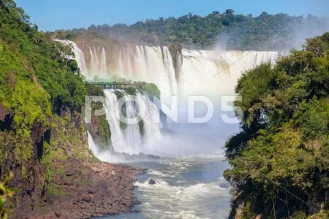 The Iguazu Falls Stock Photos