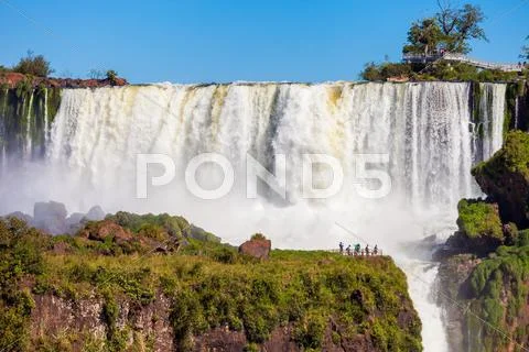 The Iguazu Falls Stock Photos