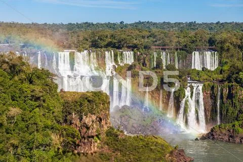The Iguazu Falls Stock Photos