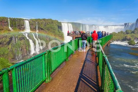 The Iguazu Falls Stock Photos