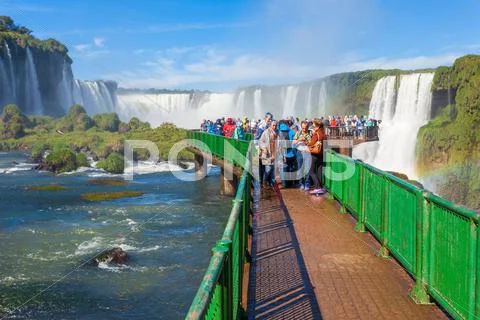 The Iguazu Falls Stock Photos