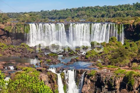 The Iguazu Falls Stock Photos