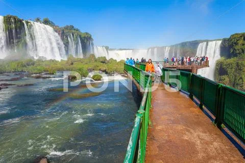 The Iguazu Falls Stock Photos
