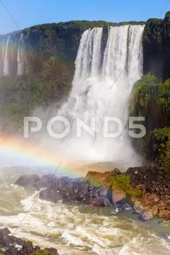 The Iguazu Falls Stock Photos