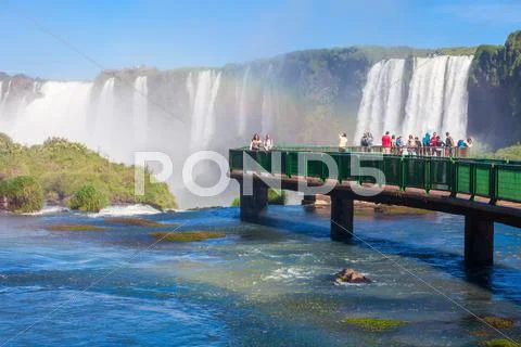 The Iguazu Falls Stock Photos
