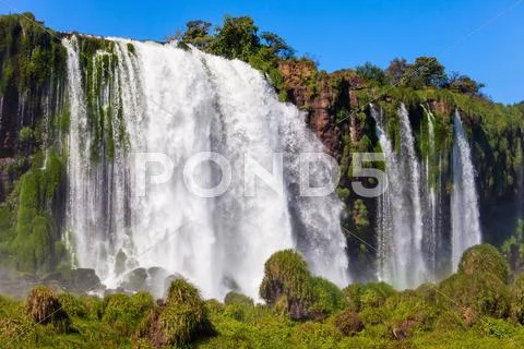 The Iguazu Falls Stock Photos