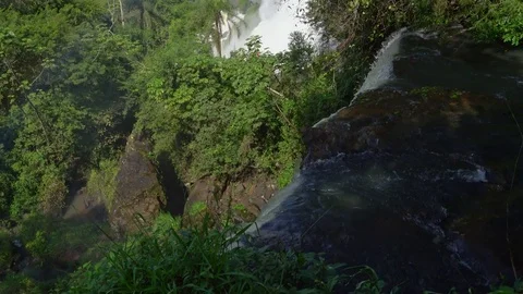 Iguazu Falls upper cataract Stock Footage 73221129