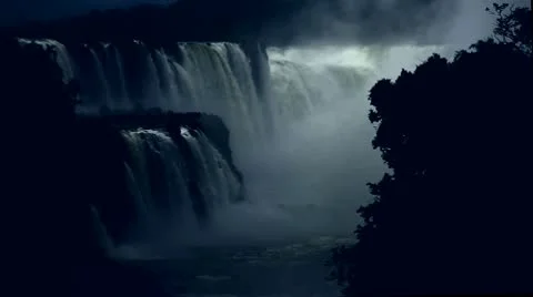 Iguazu Moonlight 動画素材 9535487