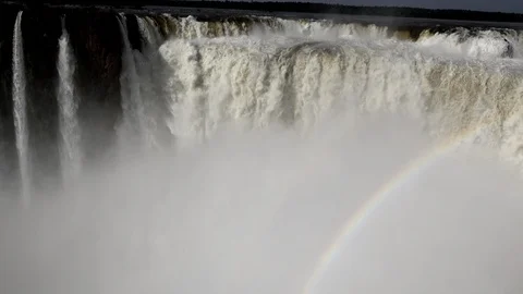 Iguazu waterfalls Stock Footage 93490106