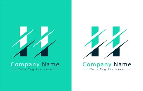 II Letter Logo Vector Design Template Elements 库存插图