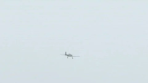 II WW plane flying 2 스톡 동영상 289711