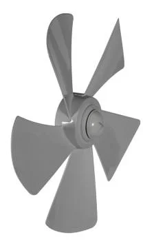 Iimpeller fan isolated on white background Stock Photos