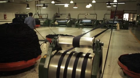 IIndustrial machine generating thread Video stock 62072922