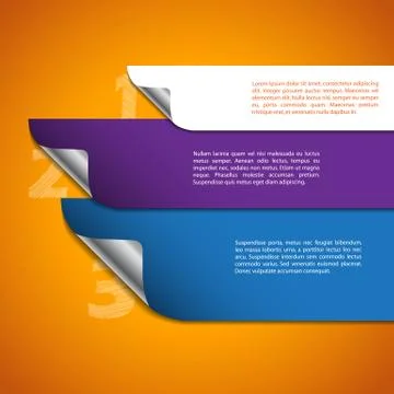 Iinfographic with scribbled numbers Stock Illustration