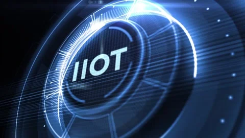 IIOT Industrial internet of things smart industry 4.0 technology concept. Stock-Footage 233832540