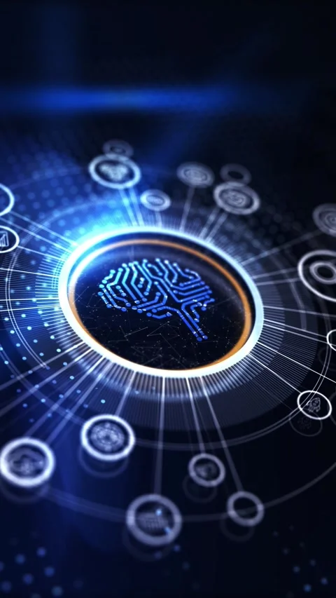 IIOT Industrial internet of things smart industry 4.0 technology concept. Stock Footage 309367243