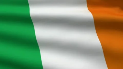 IIrish flag Stock Footage 11617911