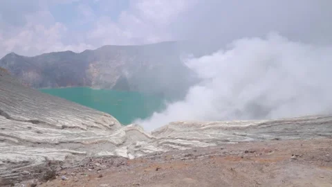 IJEN CRATER TIMELAPSE Stock Footage 222388597