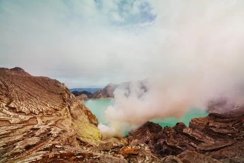 Ijen Fotos de archivo