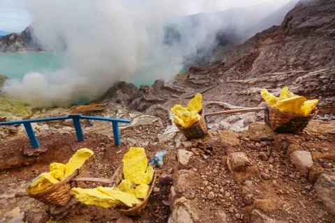 Ijen Fotos de archivo